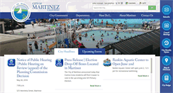 Desktop Screenshot of cityofmartinez.org